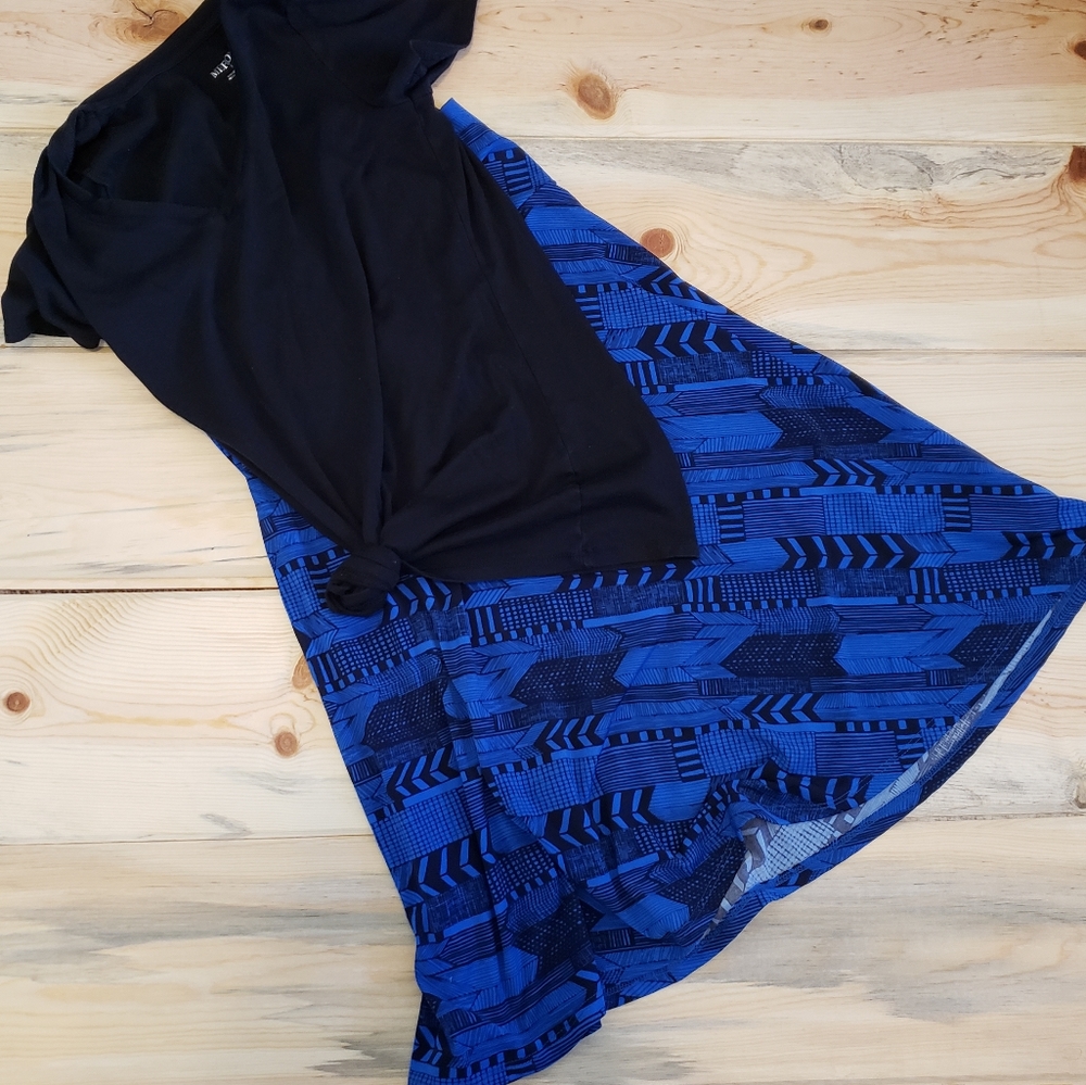 LuLaRoe Arrow Flare Stretch Skirt